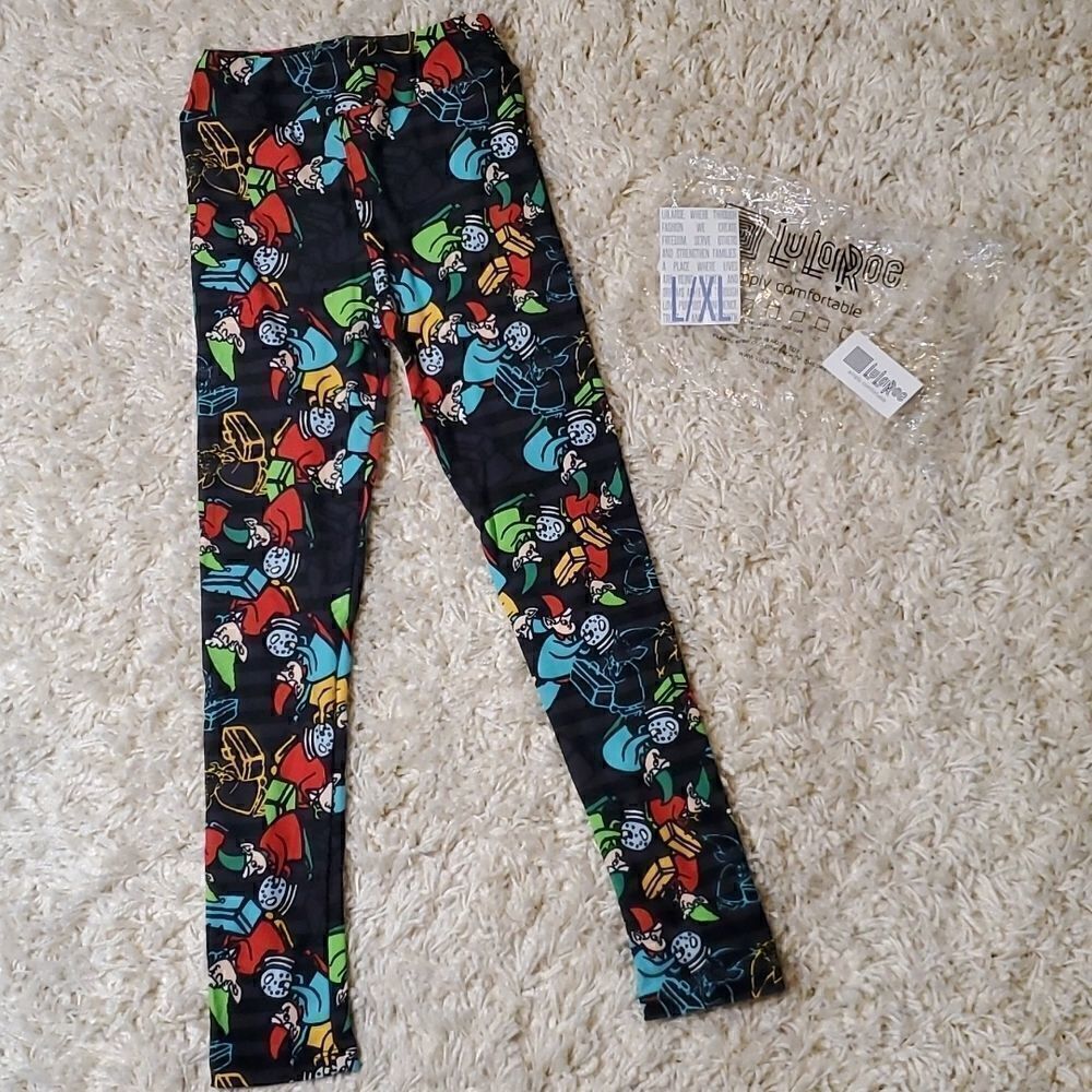 LULAROE Kids Christmas/Holiday Leggings - L/XL
